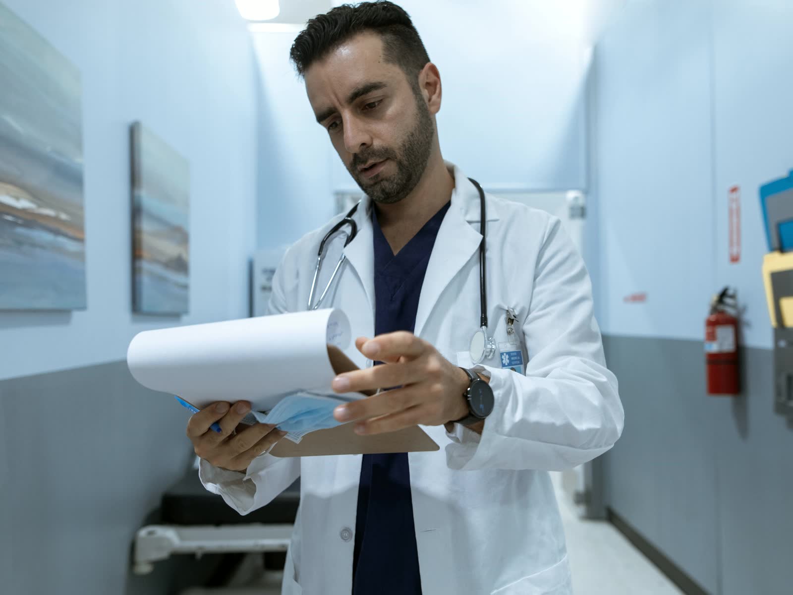 Medical records and travel documents